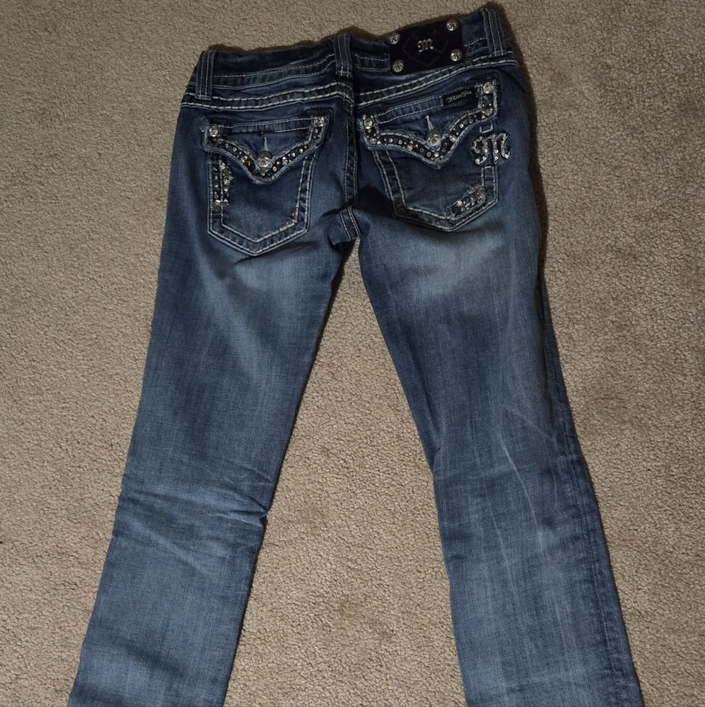 Womens Miss Me Jeans straiggt 27w 33l